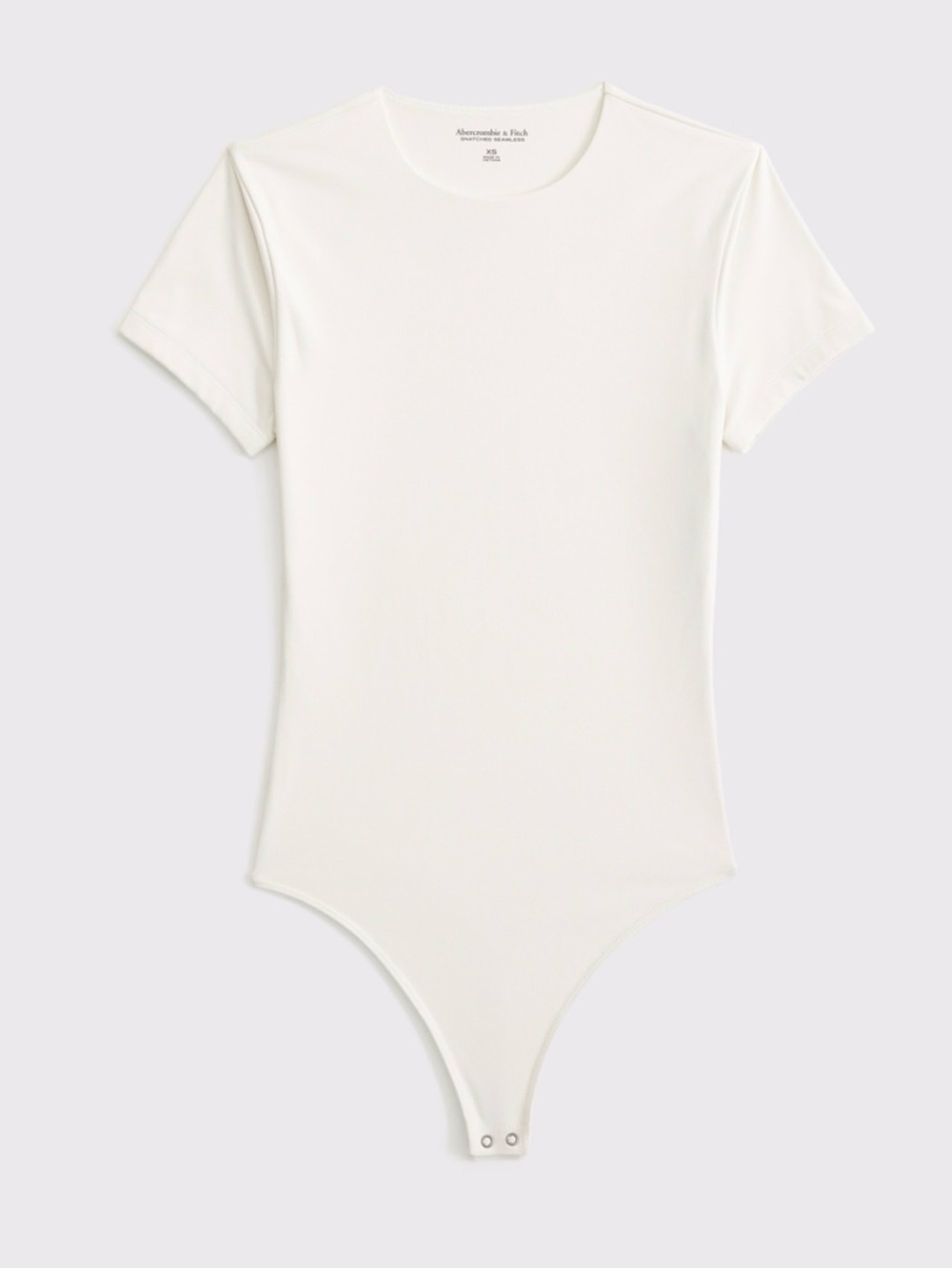 Abercrombie & Fitch White Cotton Bodysuit